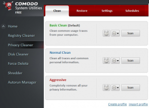 comodo disk cleaner free