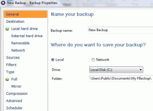 fbackup help file fbackup help file